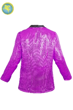 GIACCA PAILLETTES FUCSIA BAMBINO